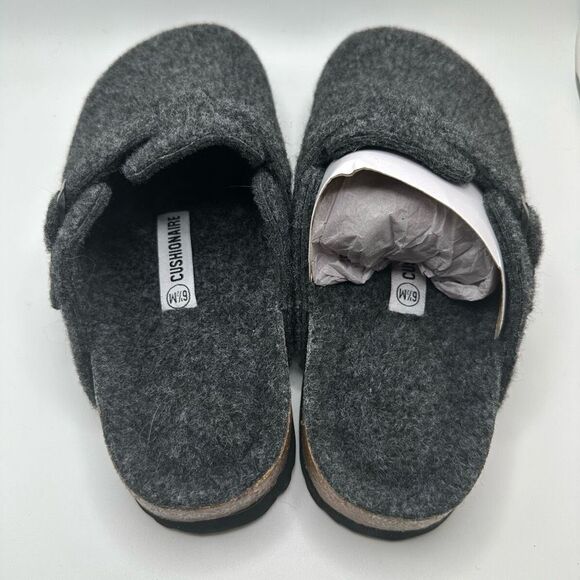 CUSHIONAIRE Womens Clog 6.5 GRAY WOOL - Picture 4 of 7